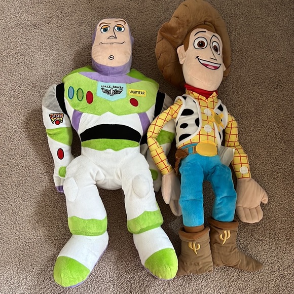 Three toy story characters, great for helping a little one snuggle to sleep. - Picture 6 of 8